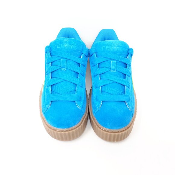 Puma Fenty Rihanna Creeper Phatty Speed Blue Womens Size 7.5 US Platform Shoes - Picture 8 of 12